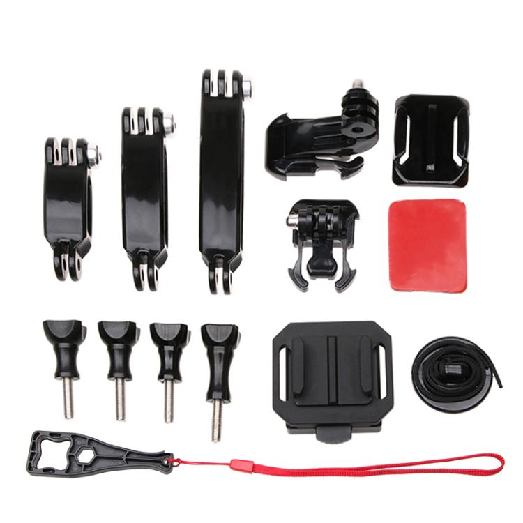 Helmet Front Mount Bundle Set for GoPro, Insta360, DJI and Other Action Cameras, Mount Bundle Set