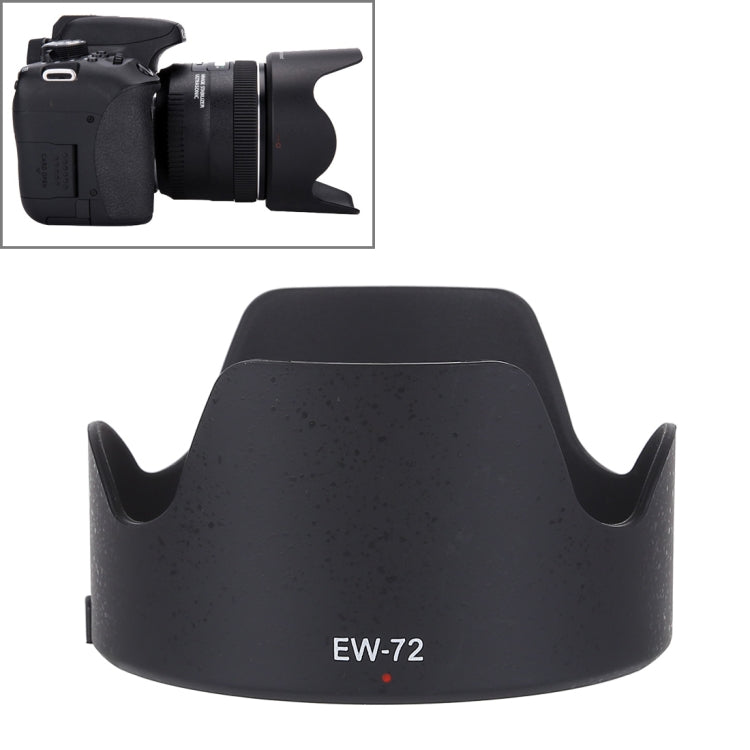 EW-72 Lens Hood Shade for Canon EF 28mm f/1.8 USM, EF 28-105mm f/3.5-4.5 USM, EF 28-105mm f/3.5-4.5 II USM Lens, EW-72
