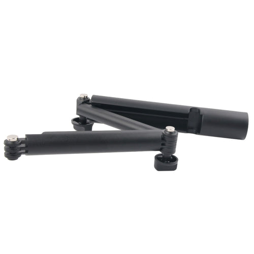 3-Way Monopod + Magic Mount Selfie Stick for GoPro, Insta360, DJI and Other Action Cameras, Length: 24.5-63cm(Black)