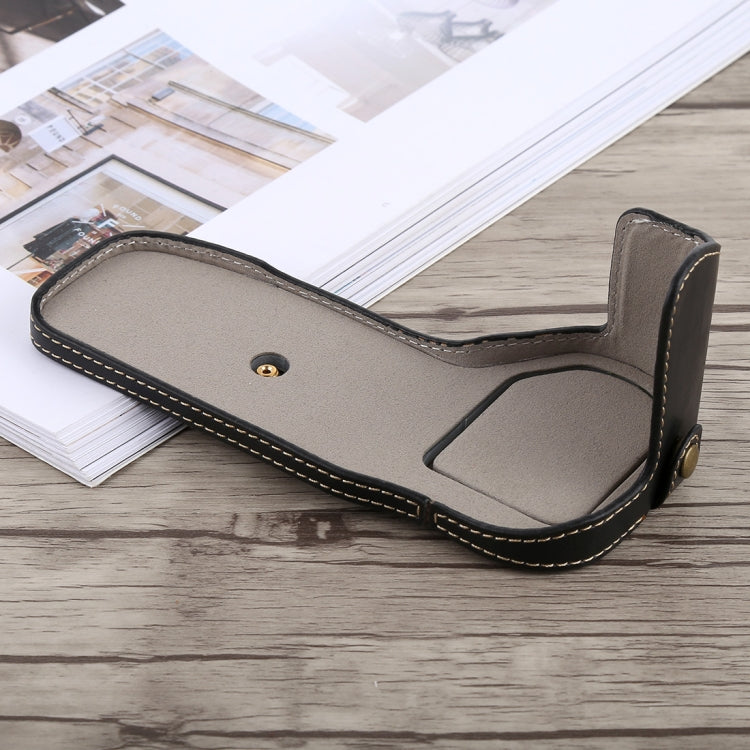 1/4 inch Thread PU Leather Camera Half Case Base for Canon EOS 6D /  6D Mark II, For Canon 6D2