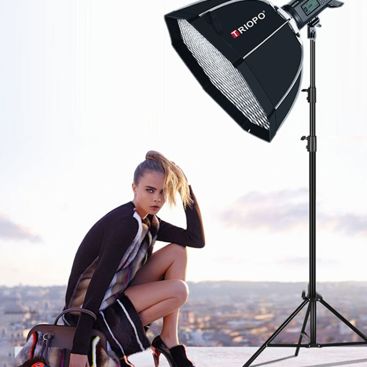 TRIOPO S65 Diameter 65cm Honeycomb Grid Octagon Softbox Reflector Diffuser for Studio Speedlite Flash Softbox, Diameter 65cm
