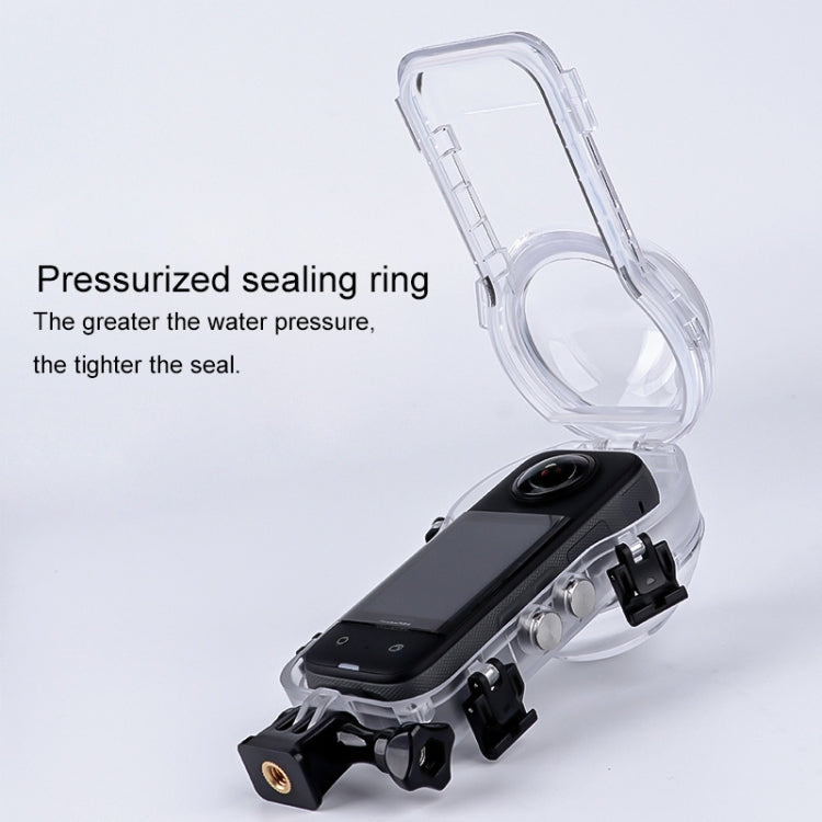 For Insta360 X3 Camera 50m Waterproof Sealed Diving Case, For Insta360 X3 50m Waterproof