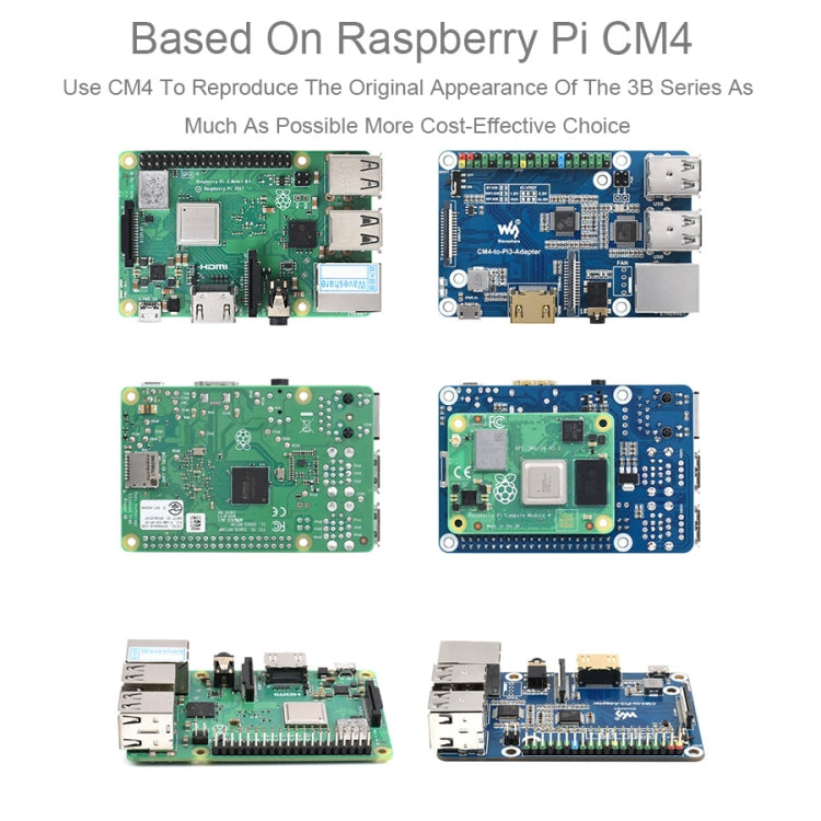 Raspberry Pi CM4 auf 3B Adapter für Raspberry Pi 3 Model B/B+