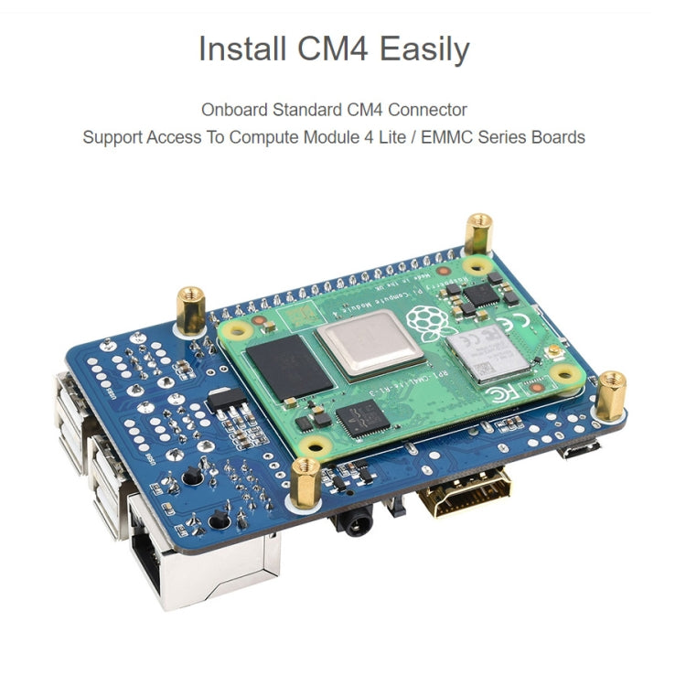 Raspberry Pi CM4 auf 3B Adapter für Raspberry Pi 3 Model B/B+