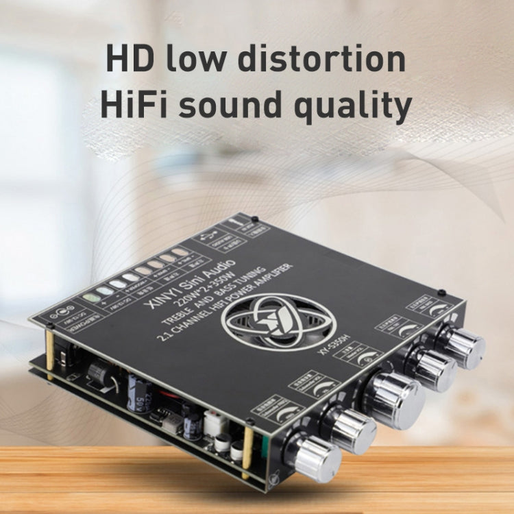 TPA7498e Power Amplifier Board Bluetooth Module Stereo 2.1 Audio Treble and Bass Control Subwoofer