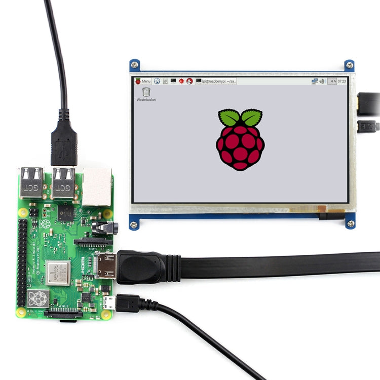 WAVESHARE 7-inch HDMI Touchscreen – 800×480 Display for Raspberry Pi & Mini PCs