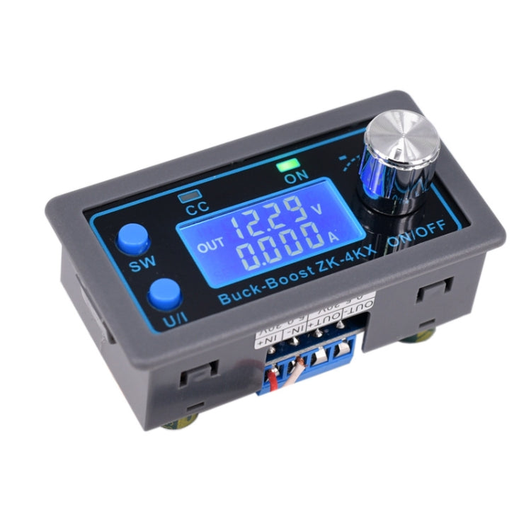 ZK-4KX CNC DC-DC Buck Boost Converter Module CC CV 0.5-30V 4A Adjustable Step Down Up Voltage Regulator, 0.5-30V