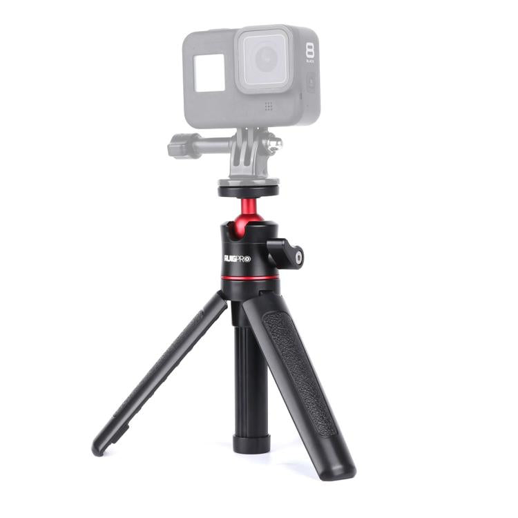 RUIGPRO Multifunktionaler faltbarer Stativhalter Selfie Monopod Stick mit Kugelkopf für DJI, Insta360, GoPro und andere Action Kameras, Stativ Monopod