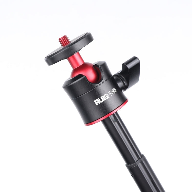RUIGPRO Multifunktionaler faltbarer Stativhalter Selfie Monopod Stick mit Kugelkopf für DJI, Insta360, GoPro und andere Action Kameras, Stativ Monopod