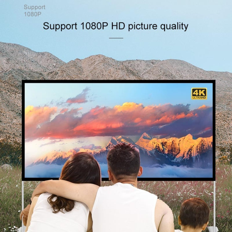 Outdoor Bracket Folding Polyester Projector Film Curtain, Size: 100 inch (16:9), Size: 100 inch