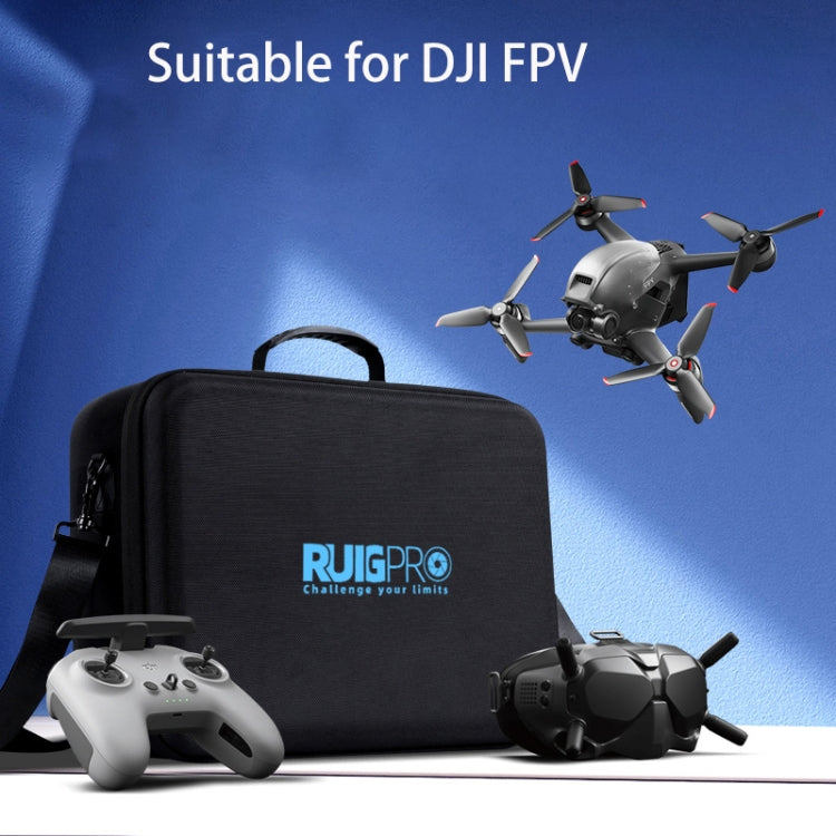 RUIGPRO für DJI FPV Tragbare Einzelschulter-Aufbewahrungsbox, Reise-Tragetasche, Für DJI FPV