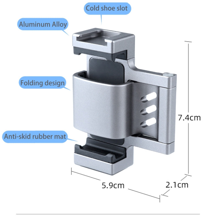 RUIGPRO Smartphone-Befestigungsklemme 1/4-Zoll-Halterung für DJI OSMO Pocket / Pocket 2