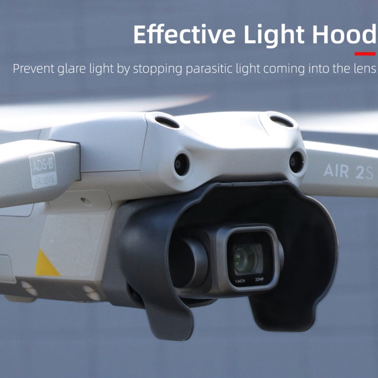 Sunnylife A2S-Q9350 Camera Lens Sunshade Anti-glare Hood for DJI Air 2S / Mavic Air 2, For DJI Air 2S