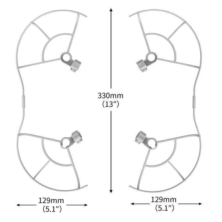 STARTRC Drohnenpropeller-Schutzring Kollisionsschutzring für DJI Mini 3 Pro, Für DJI Mini 3 Pro