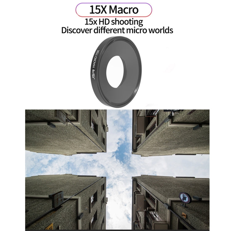 JSR 15X Makroobjektivfilter für DJI Osmo Action 3, 15X Makro