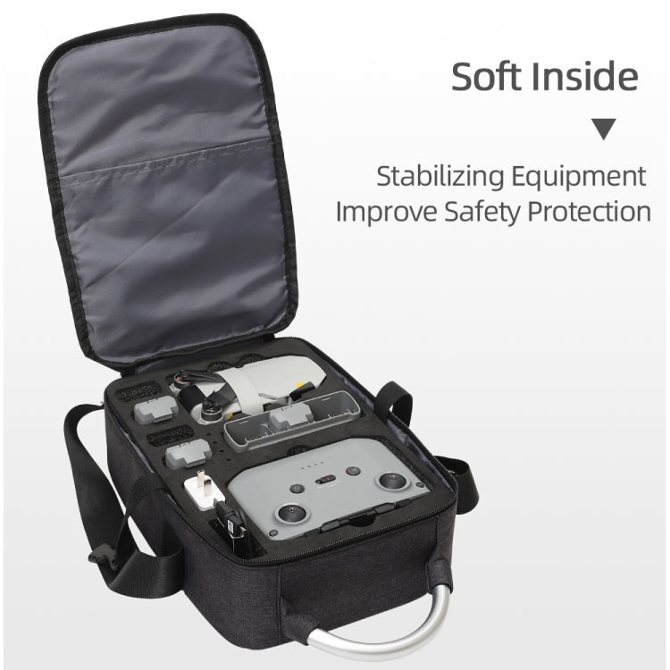 Für DJI Mini 2 SE stoßfeste Einzel-Schulter-Aufbewahrungstasche, Größe: 30 x 22 x 8,5 cm, Schwarz