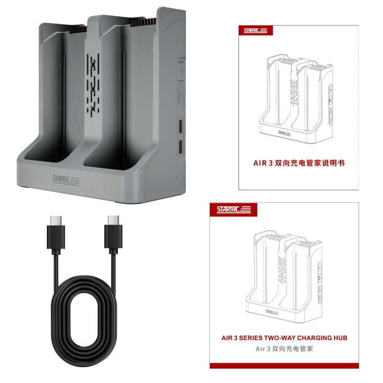 Für DJI Air 3S / 3 Zwei-Wege-Ladestation, Für DJI Air 3S / 3