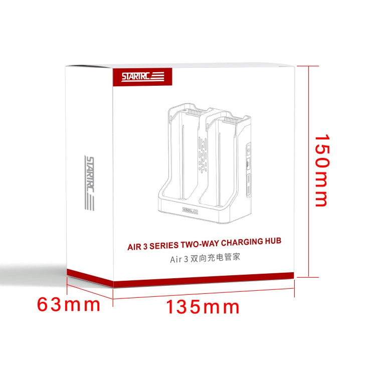 Für DJI Air 3S / 3 Zwei-Wege-Ladestation, Für DJI Air 3S / 3