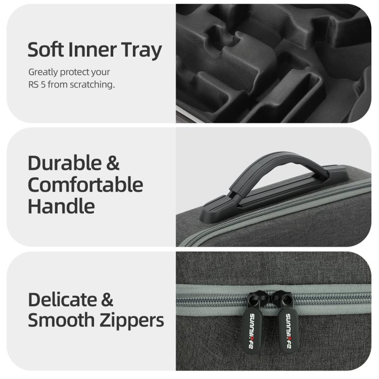 Für DJI RS 5 Sunnylife Multifunktionale Tragetasche Handtasche Umhängetaschen Crossbody Aufbewahrungstasche, Für DJI RS 5