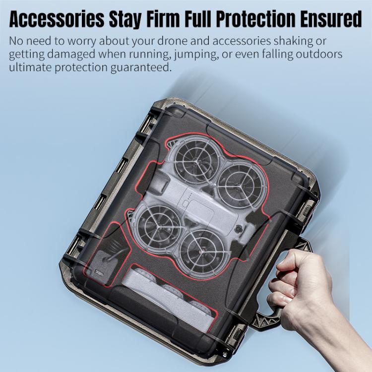 Für DJI Neo 2 STARTRC Tragbarer Mini-Koffer aus PP, wasserdicht, explosionsgeschützt, Aufbewahrungsbox, für DJI Neo 2 Mini Box