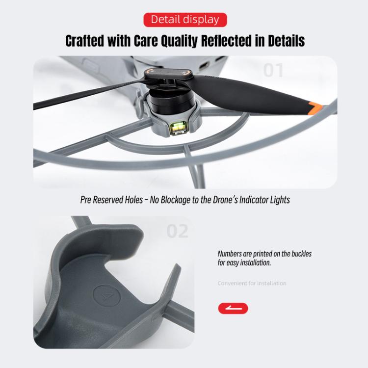 Für DJI Mini 5 Pro STARTRC Drohnen-Propellerschutzring Kollisionsschutzring, Für DJI Mini 5 Pro