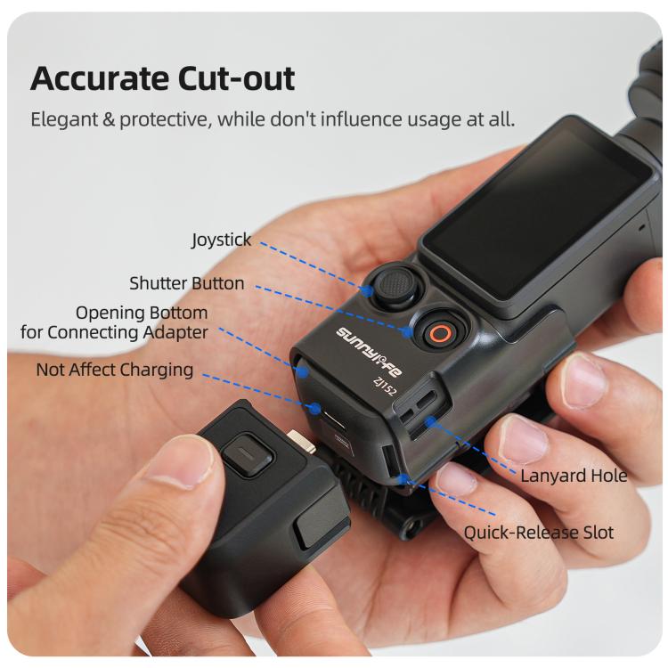 Für DJI Osmo Pocket 4 / 3 Sunnylife Multifunktionale magnetische Halterung Tischfuß Halterung Winkel verstellbarer Ständer, OP4-ZJ152