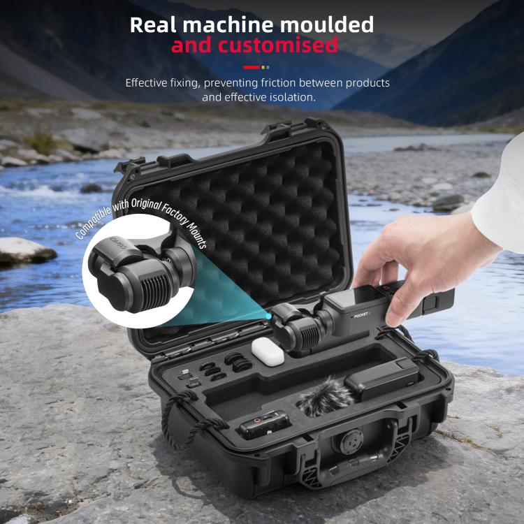 Für DJI Osmo Pocket 4 STARTRC Wasserdichter PP-Doppelschichtkoffer Allzweck-Set Aufbewahrungsbox, Für DJI Osmo Pocket 4