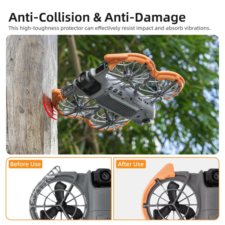 For DJI Neo 2 Sunnylife Colorful Propeller Guard Protector Prop Bumper Ring Anti-Collision Protective Cover