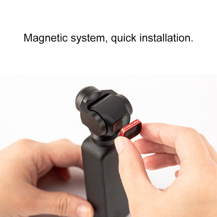 PGYTECH P-18C-016 Light Red Snorkeling Filter Profession Diving Color Lens Filter for DJI Osmo Pocket, P-18C-016