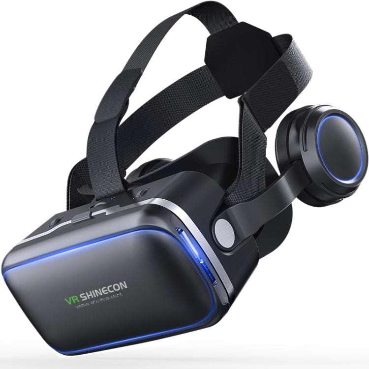 VR SHINECON G04E Virtual Reality 3D Video Glasses Suitable for 3.5 inch - 6.0 inch Smartphone with HiFi Headset