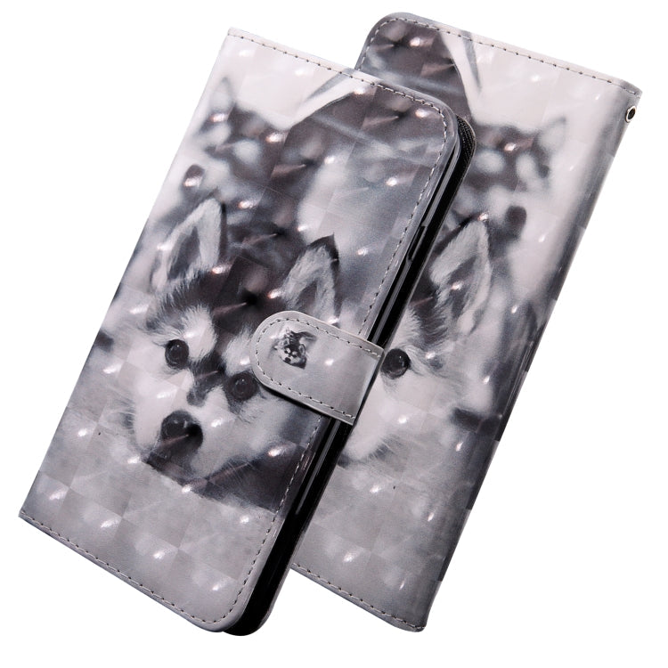 3D-Muster Bemalte Hülle mit Klappfunktion, TPU + PU-Leder, mit Ständer, Kartenfächern & Geldbörse, für iPhone XS Max, für iPhone X / XS