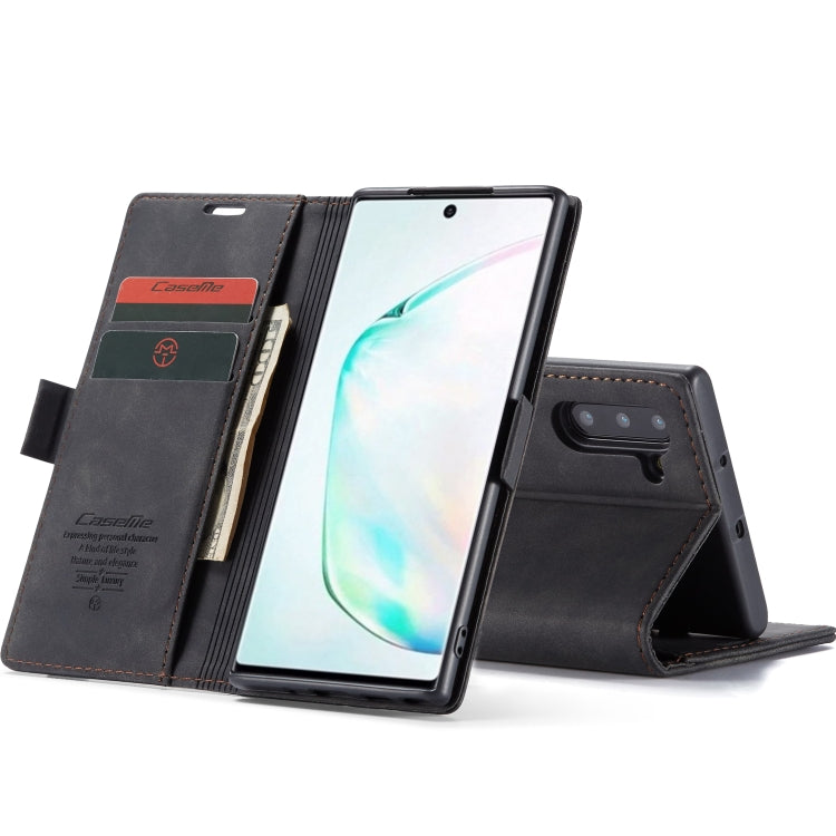 CaseMe-013 Multifunctional Horizontal Flip Leather Case with Card Slot & Holder, For Galaxy Note 10