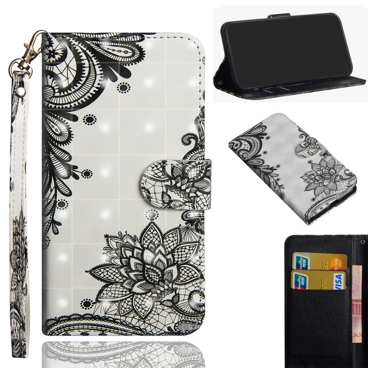 3D Painting Pattern Coloured Drawing Horizontal Flip TPU + PU Leather Case with Holder & Card Slots & Wallet, For Google Pixel 3A, For Google Pixel 3A XL