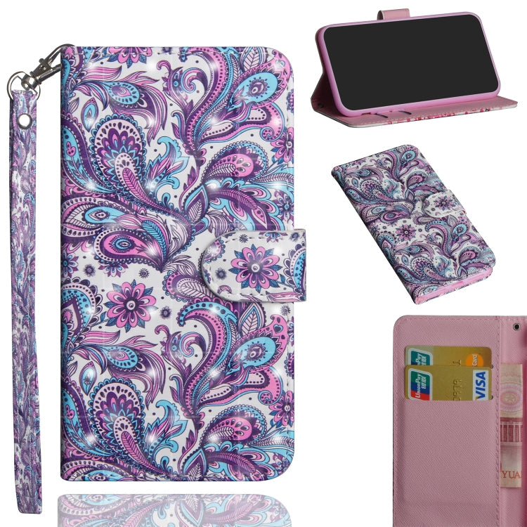 3D Painting Pattern Horizontal Flip TPU + PU Leather Case with Holder & Card Slots & Wallet, For Huawei Mate 20 Lite, For Huawei Honor 20i