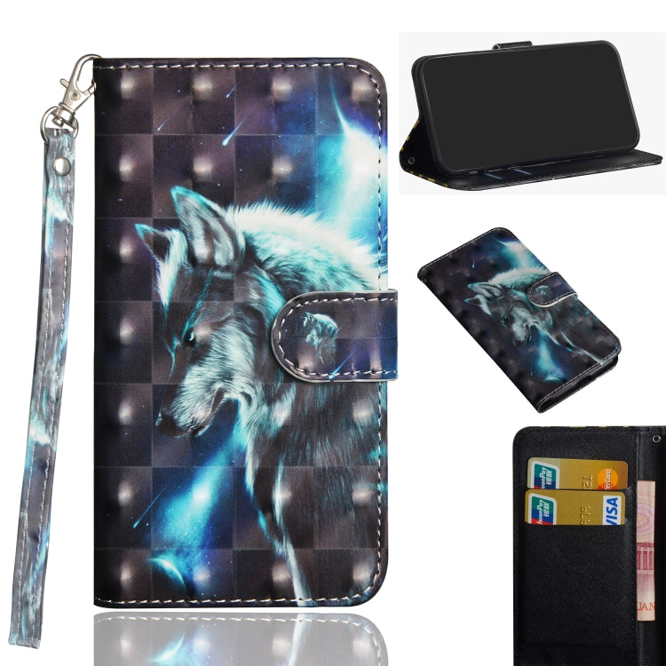 3D Painting Pattern Horizontal Flip TPU + PU Leather Case with Holder & Card Slots & Wallet, For Huawei P30 Lite / Nova 4e, For Huawei Y5 (2019)