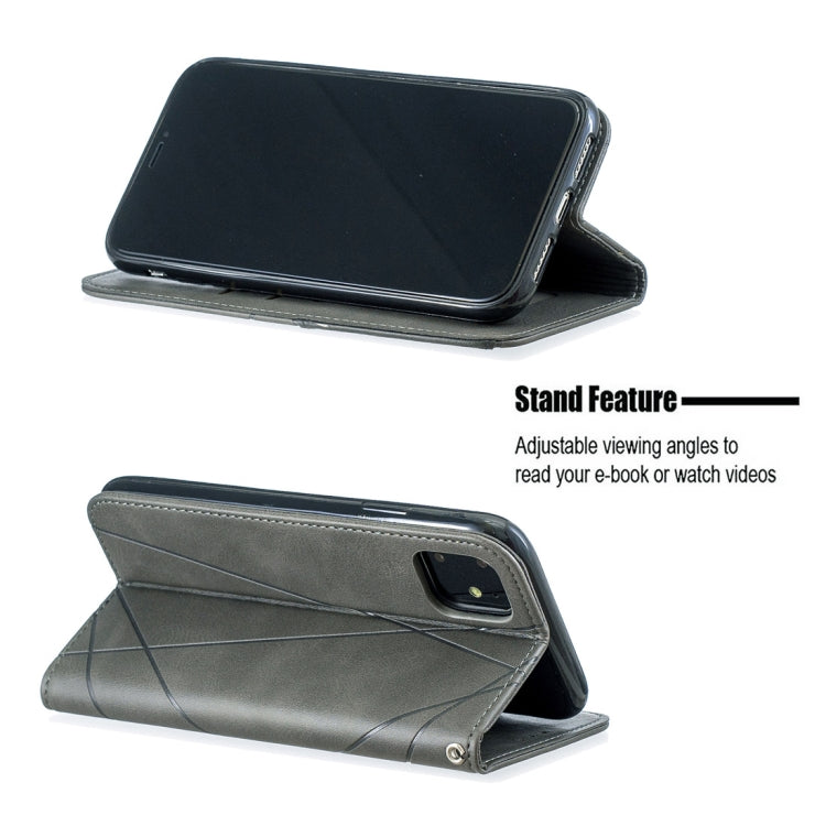 Rhombus Texture Horizontal Flip Magnetic Leather Case with Holder & Card Slots & Wallet, For iPhone 11