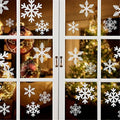 Kreativer Fenster-Glas-Tür-Weihnachts- und Neujahrs-Wandaufkleber, abnehmbare Dekoration