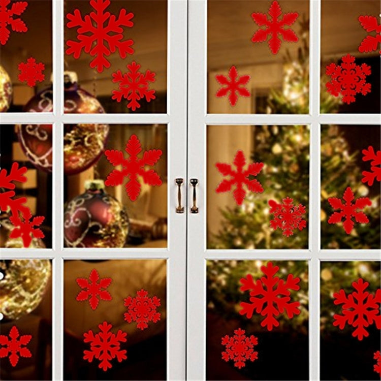 Kreativer Fenster-Glas-Tür-Weihnachts- und Neujahrs-Wandaufkleber, abnehmbare Dekoration