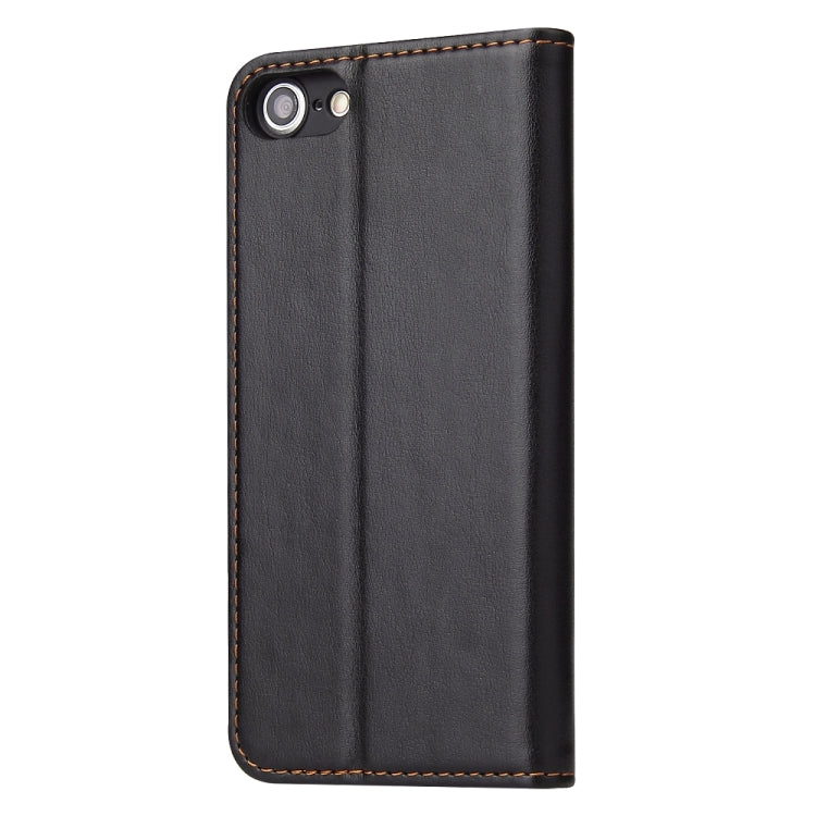Fierre Shann PU Genuine Leather Texture Horizontal Flip Leather Case with Holder & Card Slots & Wallet For iPhone 8 / 7 / SE 2020, For iPhone 8 / 7 / SE 2022 / SE 2020