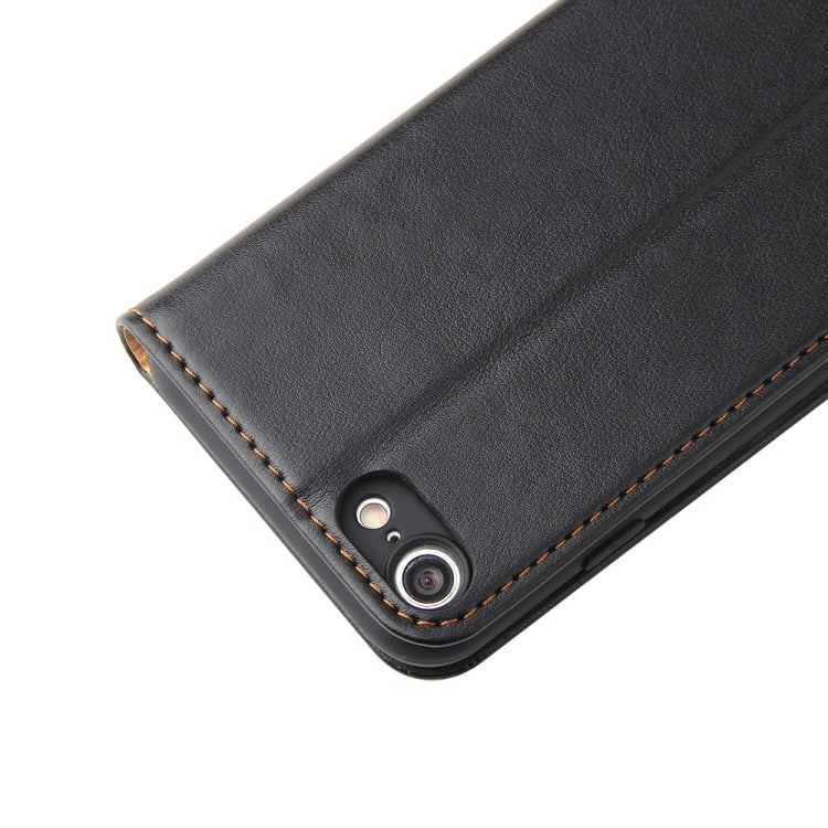 Fierre Shann PU Genuine Leather Texture Horizontal Flip Leather Case with Holder & Card Slots & Wallet For iPhone 8 / 7 / SE 2020, For iPhone 8 / 7 / SE 2022 / SE 2020