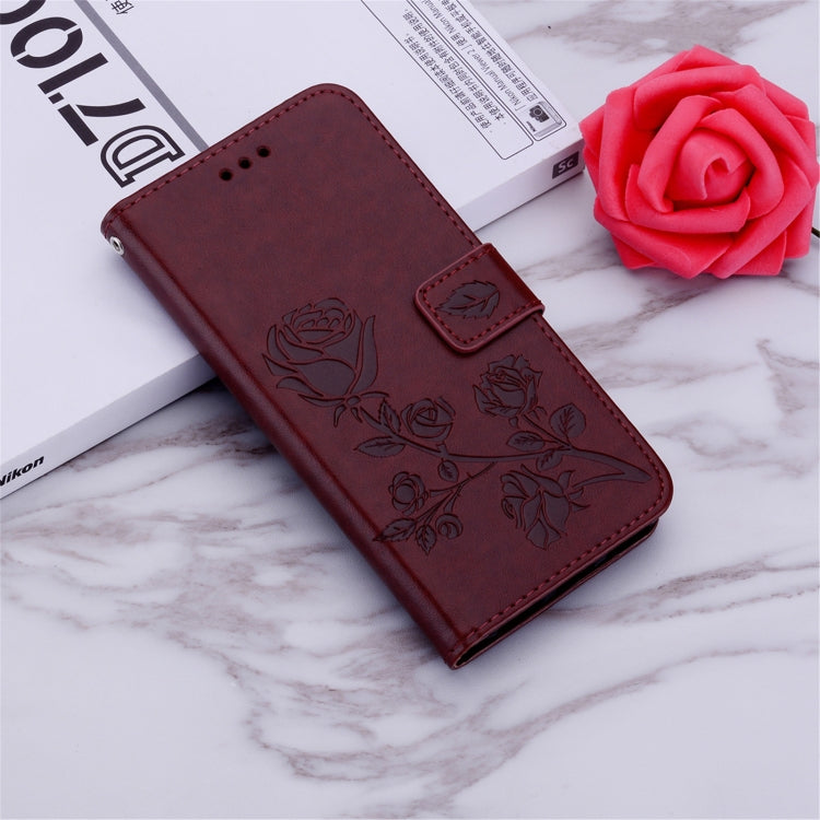 Rose Embossed Horizontal Flip PU Leather Case with Holder & Card Slots & Wallet, For iPhone 12, For iPhone 12 Pro, For iPhone 12 Pro Max