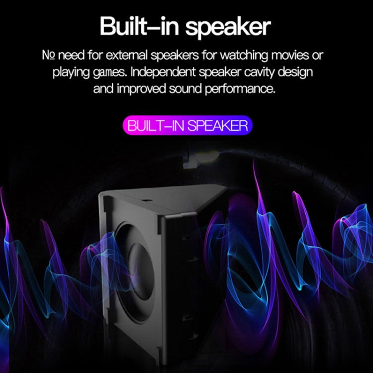 J15 1920 x 1080P HD Household Mini LED Projector with Tripod Mount Support AV / HDMI x 1 / USB x1 / TF x 1, EU Plug, US Plug, UK Plug, AU Plug