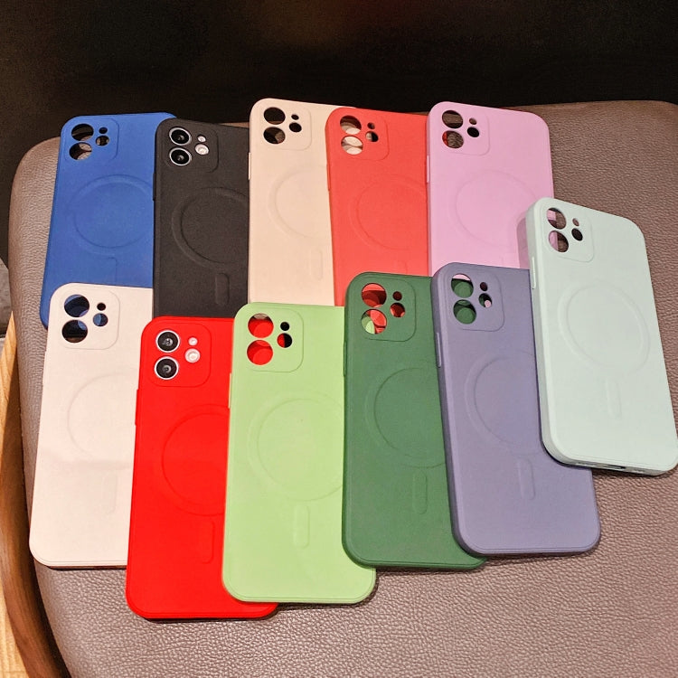 Stoßfeste Liquid-Silikon-Hülle mit vollständiger Abdeckung und MagSafe für iPhone 12, iPhone 12 mini, iPhone 12 Pro Max, iPhone 12 Pro