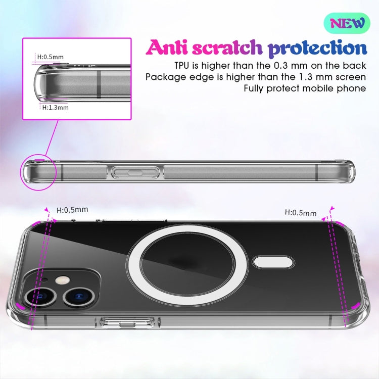 MagSafe-Hülle, schlichtes Magnetring-Design, rundum geschützte, kristallklare Acryl-PC + TPU-stoßfeste Hülle, für iPhone X / XS, für iPhone XR, für iPhone XS Max