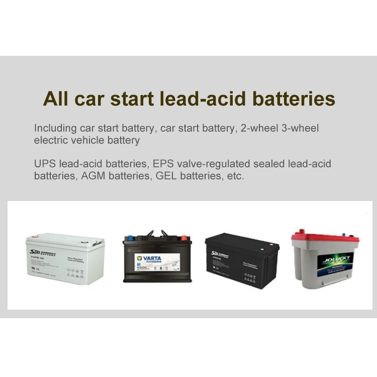 KONNWEI KW510 3-in-1 Autobatterie-Tester / Ladegerät / Regenerator, unterstützt 8 Sprachen, KW510 (EU-Stecker), KW510 (US-Stecker)
