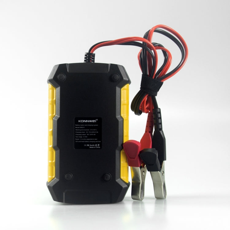 KONNWEI KW510 3-in-1 Autobatterie-Tester / Ladegerät / Regenerator, unterstützt 8 Sprachen, KW510 (EU-Stecker), KW510 (US-Stecker)