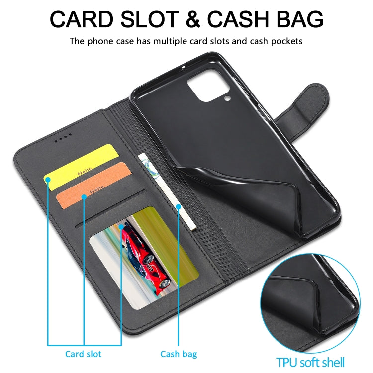 LC.IMEEKE Calf Texture Horizontal Flip Leather Case, with Holder & Card Slots & Wallet & Photo Frame, For Samsung Galaxy A12, For Samsung Galaxy A32 5G