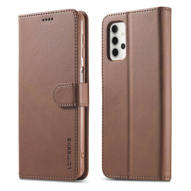 LC.IMEEKE Calf Texture Horizontal Flip Leather Case, with Holder & Card Slots & Wallet & Photo Frame, For Samsung Galaxy A12, For Samsung Galaxy A32 5G