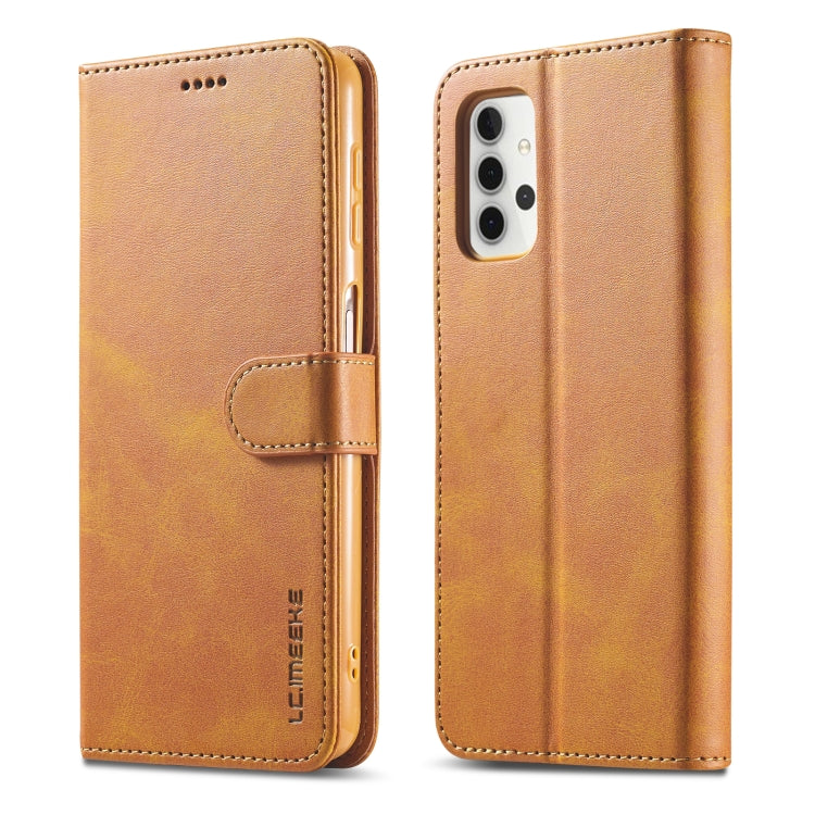 LC.IMEEKE Calf Texture Horizontal Flip Leather Case, with Holder & Card Slots & Wallet & Photo Frame, For Samsung Galaxy A12, For Samsung Galaxy A32 5G