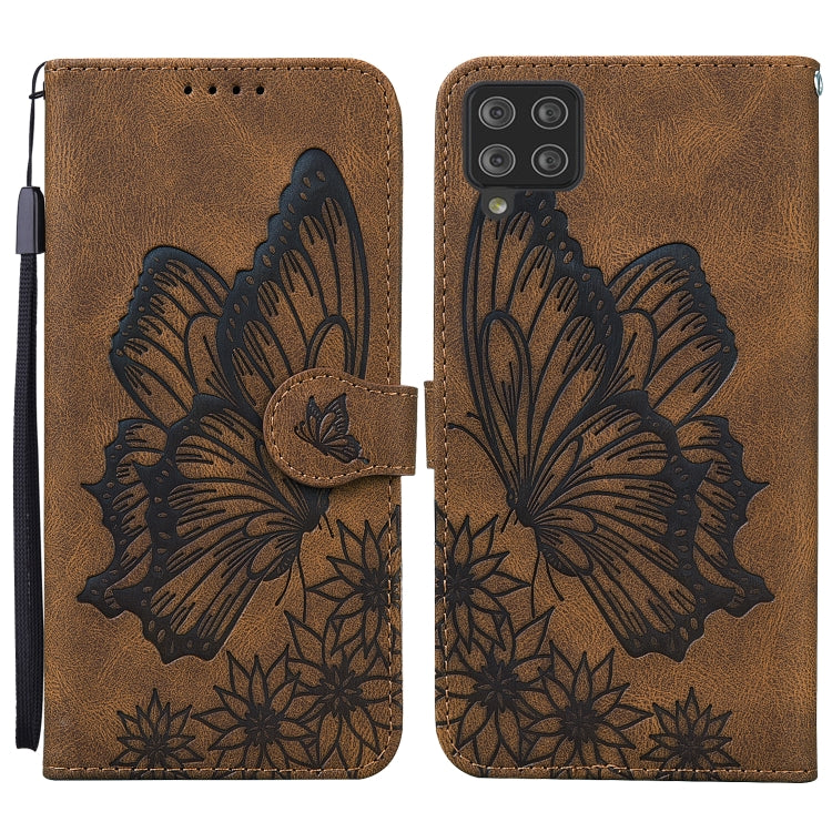 Retro Skin Feel Butterflies Embossing Horizontal Flip Leather Case with Holder & Card Slots & Wallet, For Samsung Galaxy A42 5G, For Samsung Galaxy A51, For Samsung Galaxy A71, For Samsung Galaxy Note20 Ultra